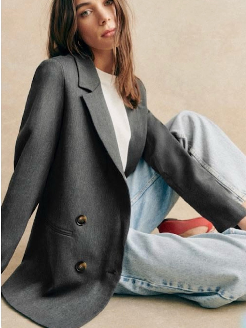 Sezane Grey Jacket